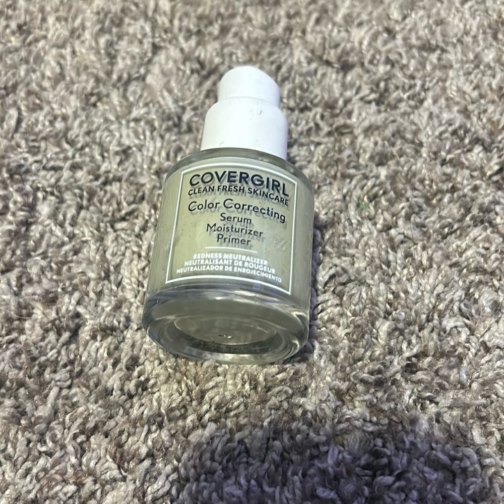 covergirl color correcting serum, moisturizer and primer